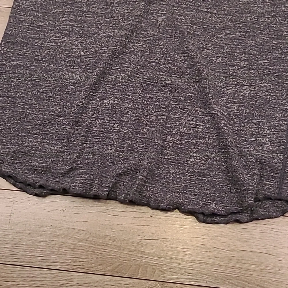 WINGS + HORNS Canada Dark Grey Henley Cotton Sz XL Half Button Long Sleeve Shirt